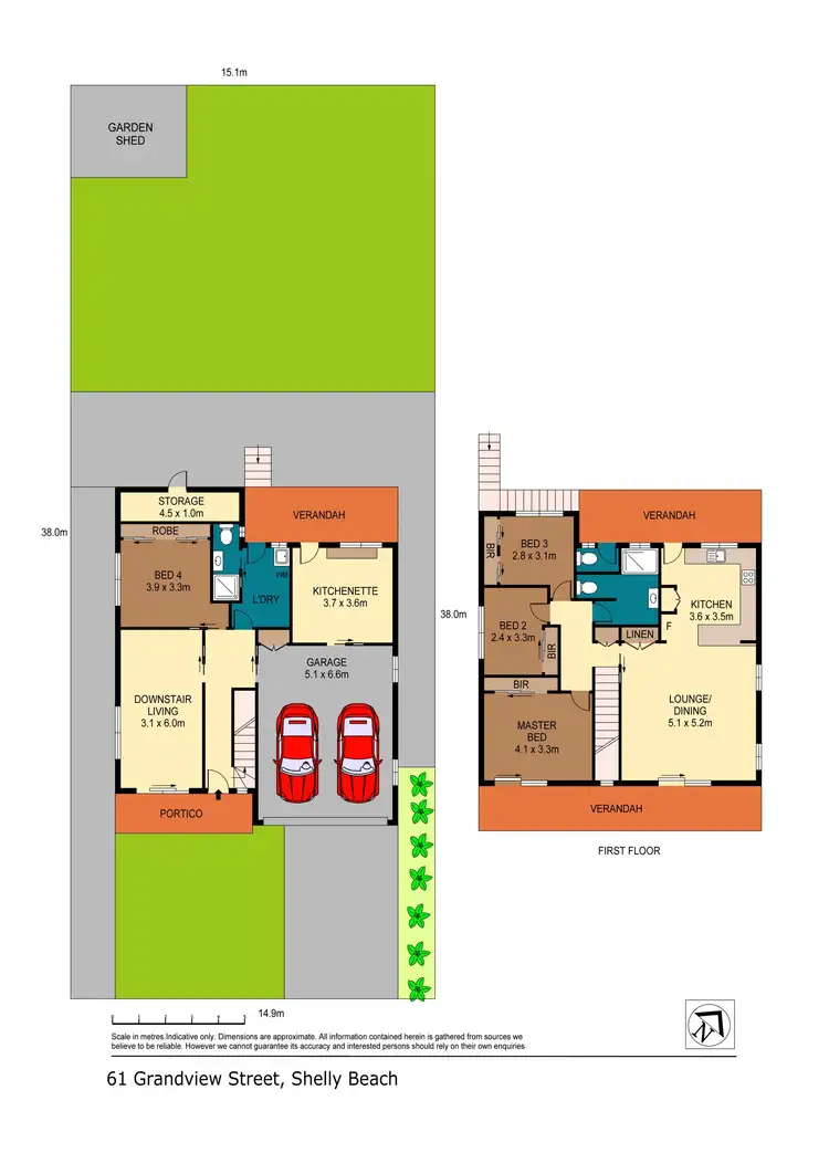 Floorplan of Homely house listing, 61 Grandview Street, Shelly Beach NSW 2261