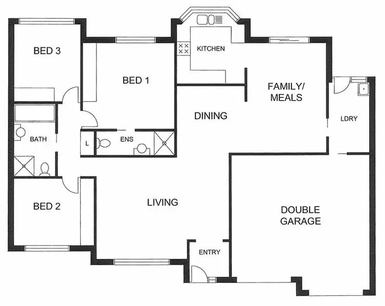 Floorplan of Homely villa listing, 21 Dudley Ave, Caringbah NSW 2229