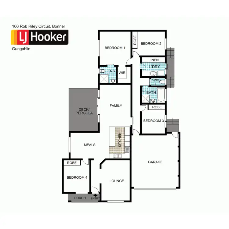 Floorplan of Homely house listing, 106 Rob Riley Circuit, Bonner ACT 2914
