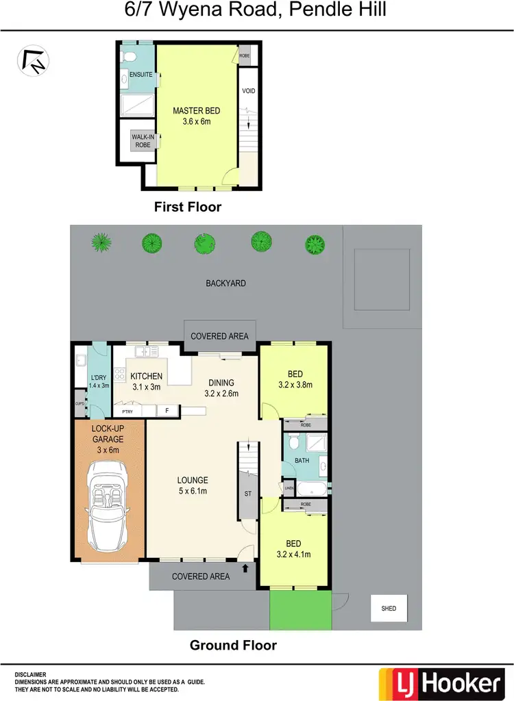 Floorplan of Homely townhouse listing, 6/7 Wyena Road, Pendle Hill NSW 2145