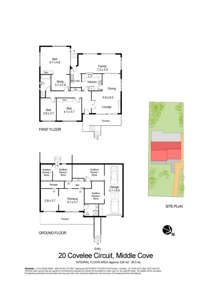 Floorplan of Homely house listing, 20 Covelee Circuit, Middle Cove NSW 2068