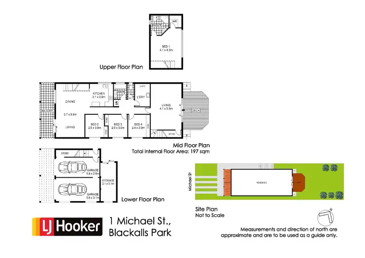 Floorplan of Homely house listing, 1 Michael Street, Blackalls Park NSW 2283