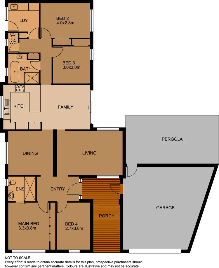 Floorplan of Homely house listing, 14 Cressonierre Court, Hallam VIC 3803