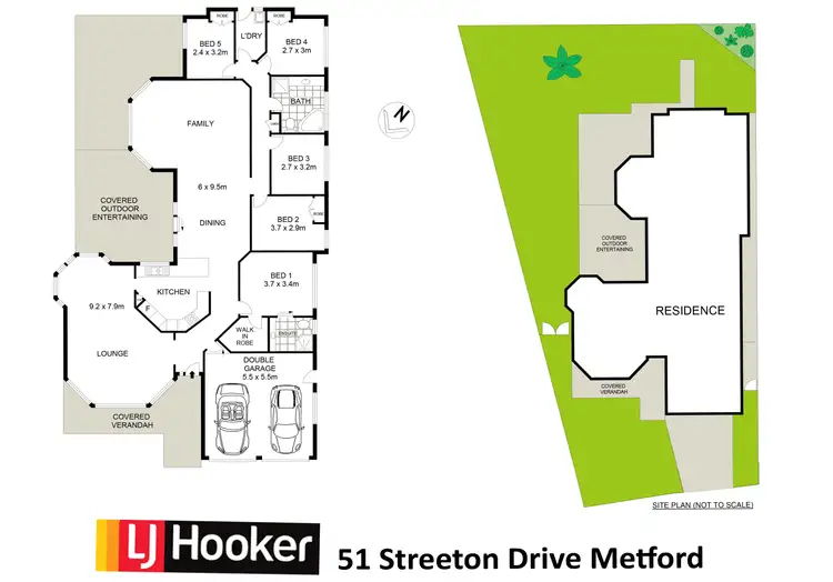 Floorplan of Homely house listing, 51 Streeton Drive, Metford NSW 2323