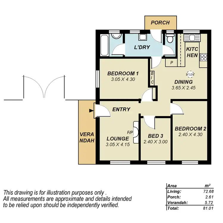Floorplan of Homely house listing, 17 Mantissa Road, Salisbury North SA 5108