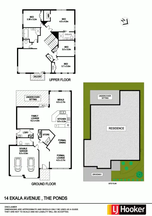 Floorplan of Homely house listing, 14 Ekala Avenue, The Ponds NSW 2769