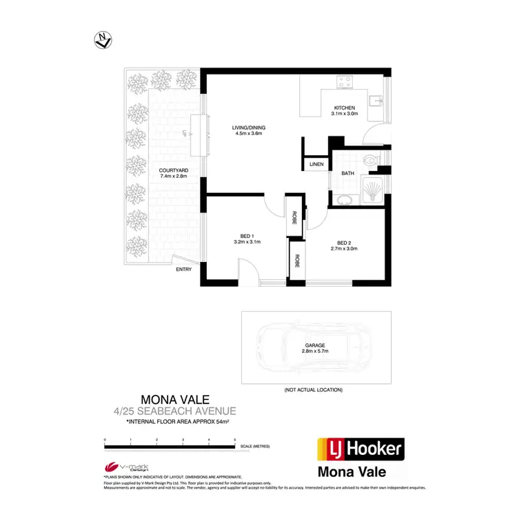 Floorplan of Homely apartment listing, 4/25 Seabeach Avenue, Mona Vale NSW 2103