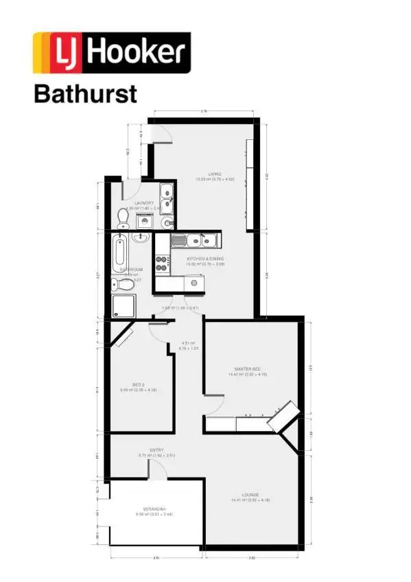 Floorplan of Homely house listing, 118 Stewart Street, Bathurst NSW 2795