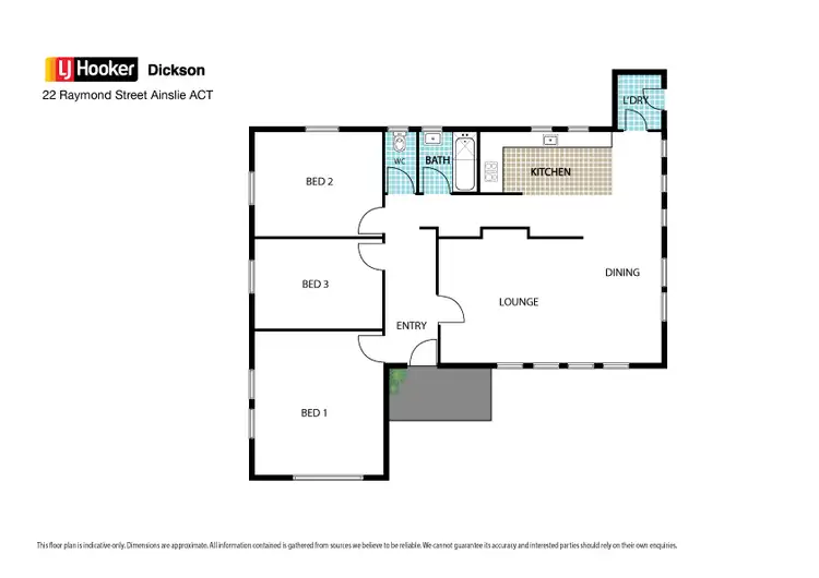 Floorplan of Homely house listing, 22 Raymond Street, Ainslie ACT 2602