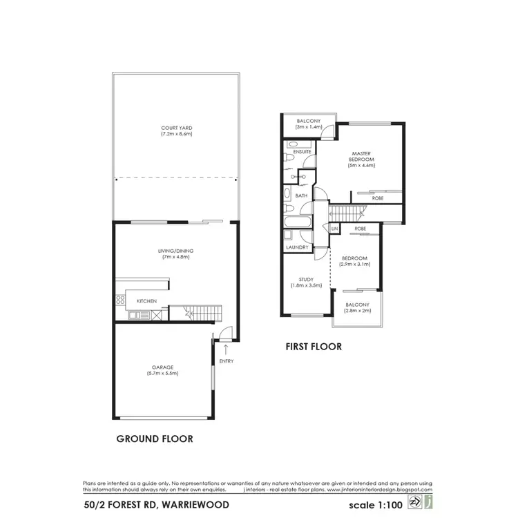 Floorplan of Homely townhouse listing, 50/2 Forest Road, Warriewood NSW 2102
