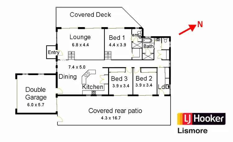 Floorplan of Homely house listing, 42 Barrys Road, Modanville NSW 2480