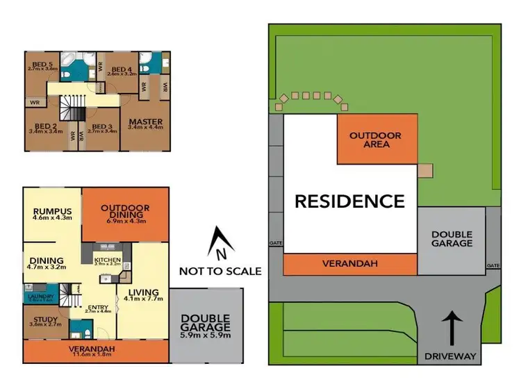 Floorplan of Homely house listing, 18 Bataan Cct, Bateau Bay NSW 2261