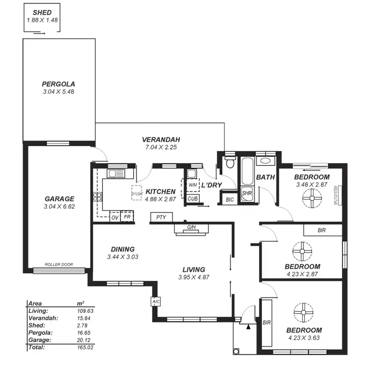 Floorplan of Homely house listing, 12 Cambridge Street, Vale Park SA 5081