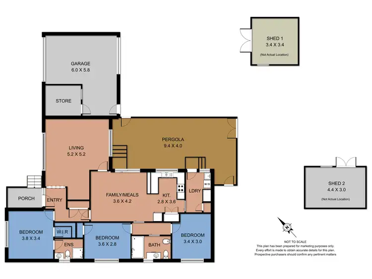 Floorplan of Homely house listing, 6 Nairana Court, Ferntree Gully VIC 3156