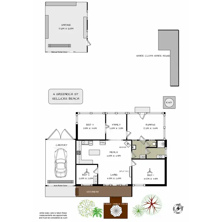 Floorplan of Homely house listing, 4 Greenoch Street, Sellicks Beach SA 5174