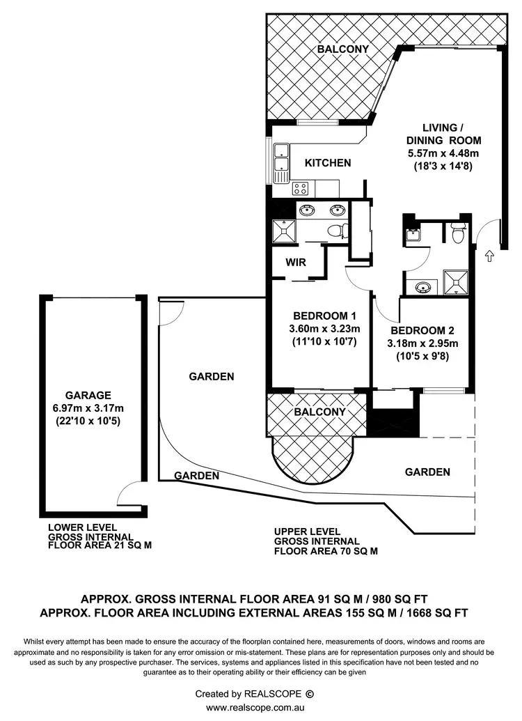 Floorplan of Homely unit listing, 6/53 Whitmore Street, Taringa QLD 4068