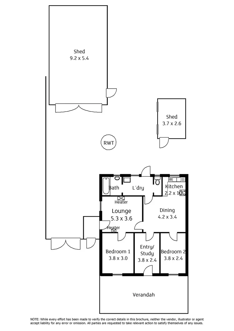 Floorplan of Homely house listing, 32 Orkney Street, Ferryden Park SA 5010