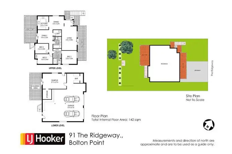 Floorplan of Homely house listing, 91 The Ridgeway, Bolton Point NSW 2283