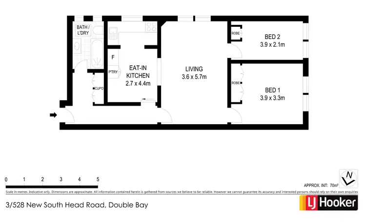 Floorplan of Homely apartment listing, 3/528 New South Head Road, Double Bay NSW 2028