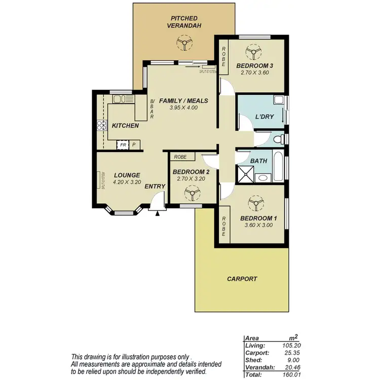 Floorplan of Homely house listing, 9 West Court, Golden Grove SA 5125