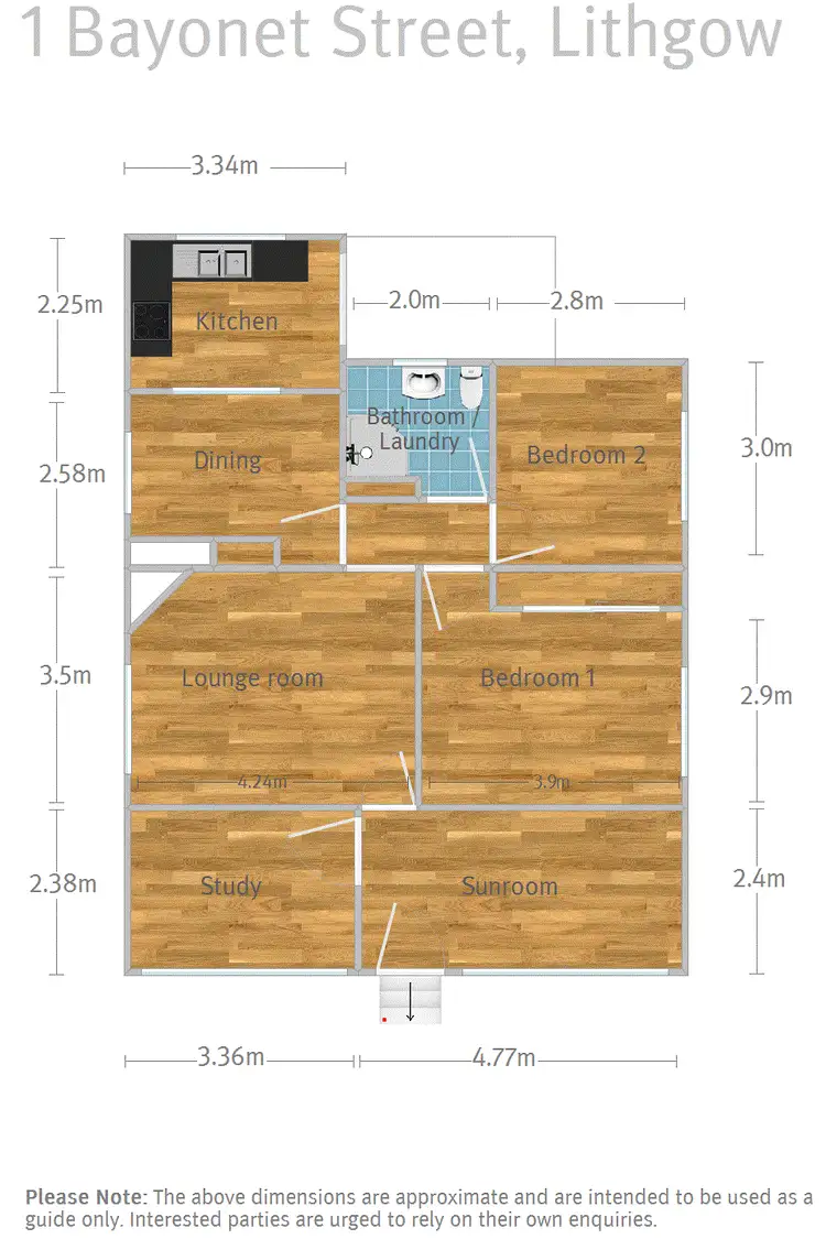 Floorplan of Homely house listing, 1 Bayonet Street, Lithgow NSW 2790