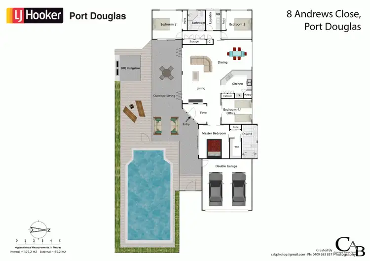 Floorplan of Homely house listing, 8 Andrews Close, Port Douglas QLD 4877