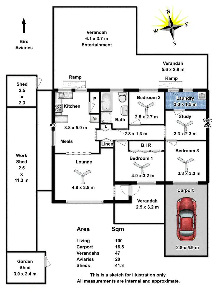 Floorplan of Homely house listing, 27A Londonderry Avenue, Salisbury Downs SA 5108