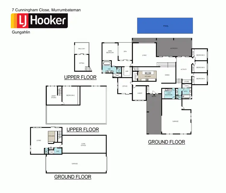 Floorplan of Homely house listing, 7 Cunningham Close, Murrumbateman NSW 2582