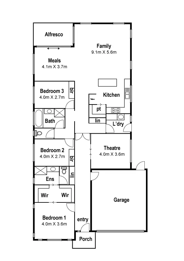 Floorplan of Homely house listing, 9 Maremma Drive, Mernda VIC 3754