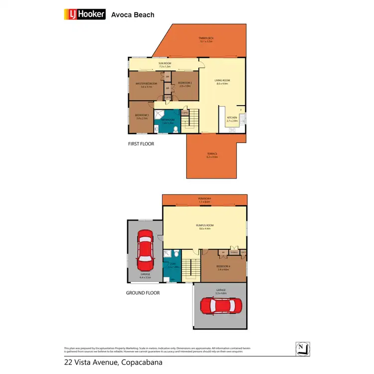 Floorplan of Homely house listing, 22 Vista Avenue, Copacabana NSW 2251