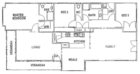 Floorplan of Homely house listing, 28 Howards Way, Point Cook VIC 3030
