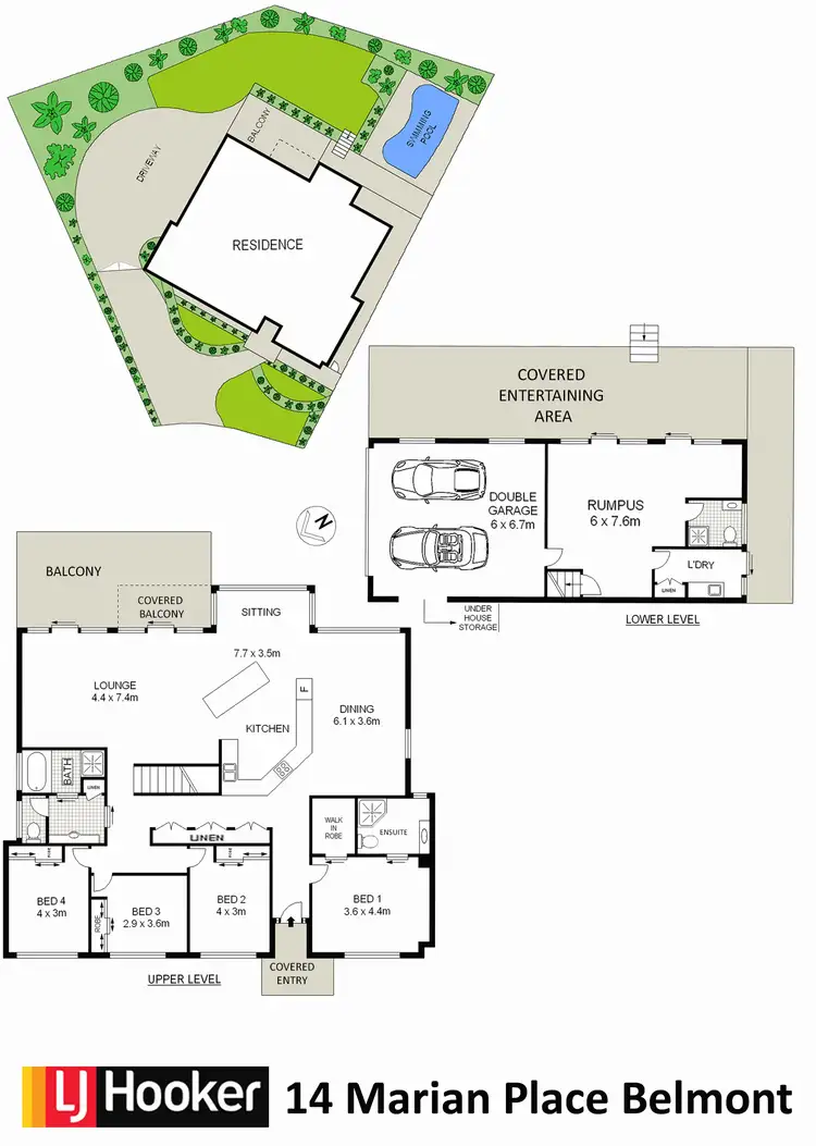 Floorplan of Homely house listing, 14 Marian Place, Belmont North NSW 2280