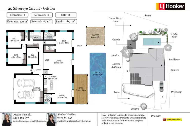 Floorplan of Homely house listing, 20 Silvereye Circuit, Gilston QLD 4211