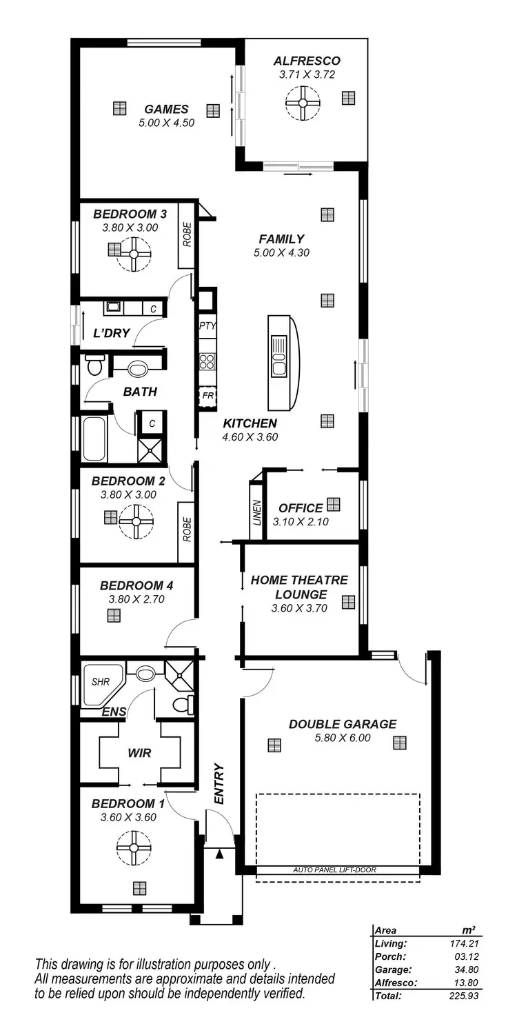 Floorplan of Homely house listing, 10 Lorentz Court, Mawson Lakes SA 5095