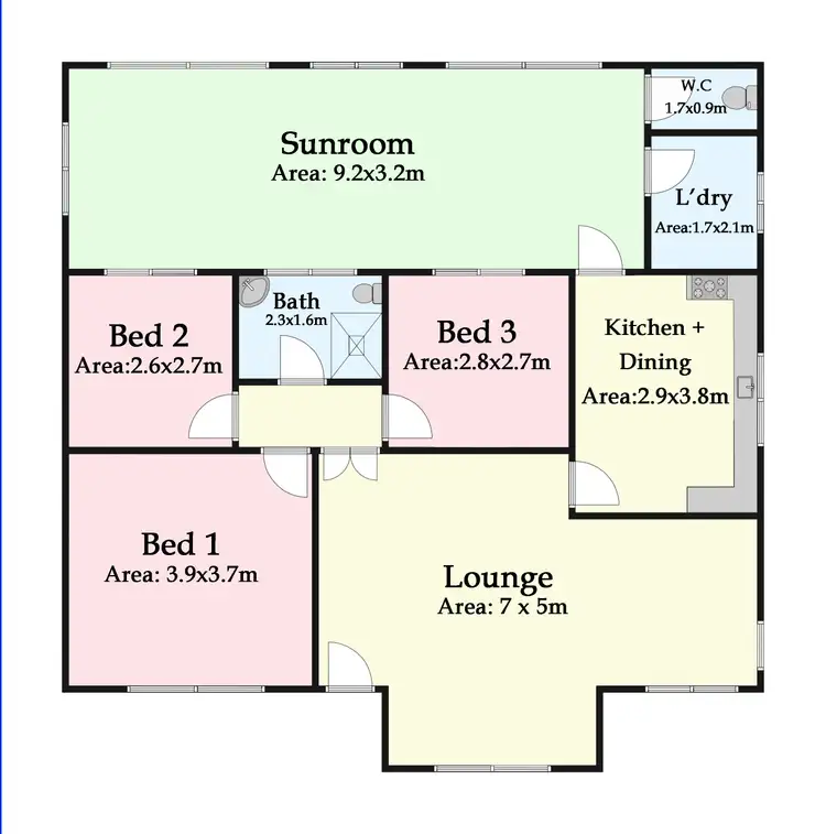 Floorplan of Homely house listing, 16 Smiths Avenue, Cabramatta NSW 2166