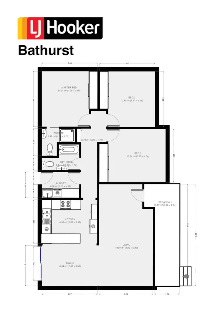 Floorplan of Homely house listing, 17 Alfred Street, South Bathurst NSW 2795