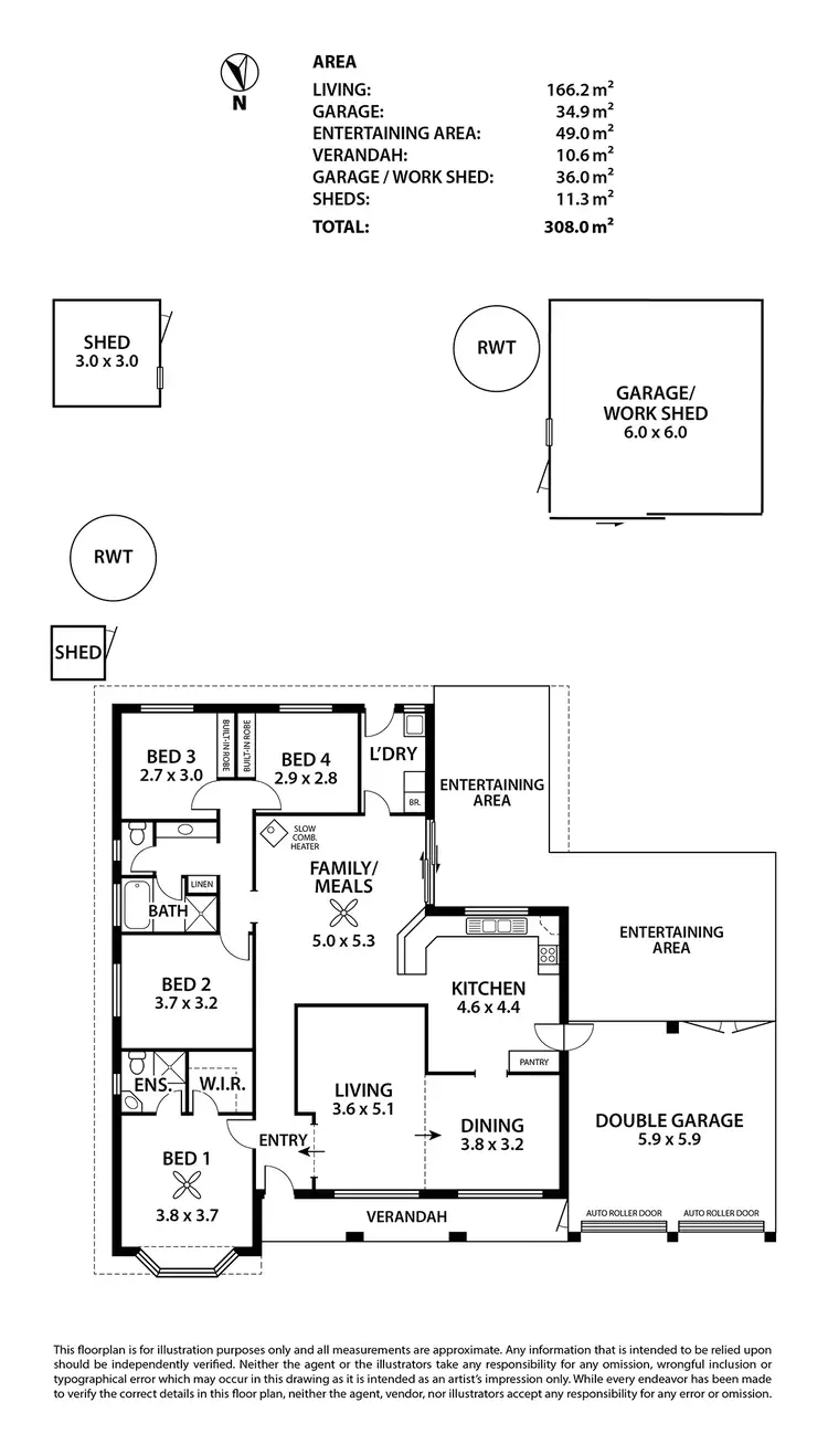 Floorplan of Homely house listing, 87 Hurling Drive, Mount Barker SA 5251