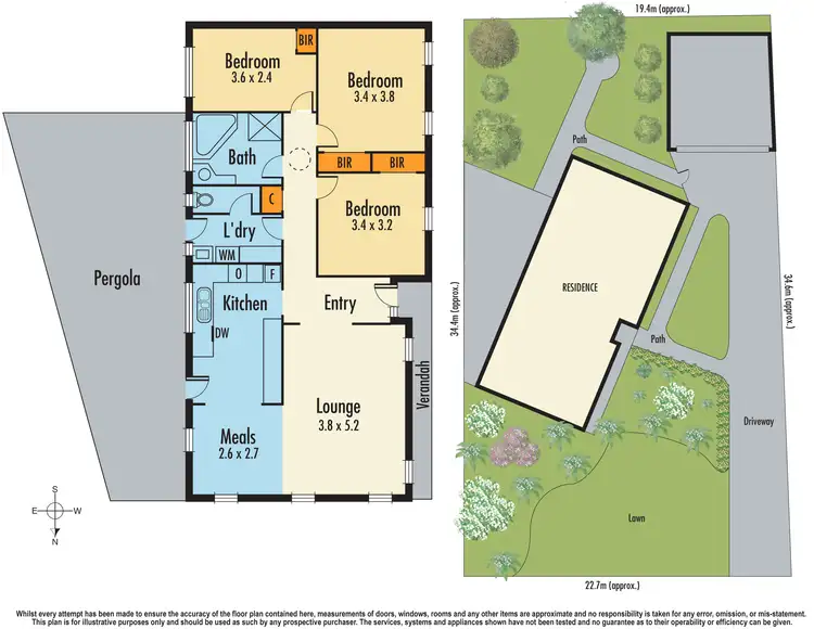 Floorplan of Homely house listing, 13 Riverview Crescent, Eumemmerring VIC 3177