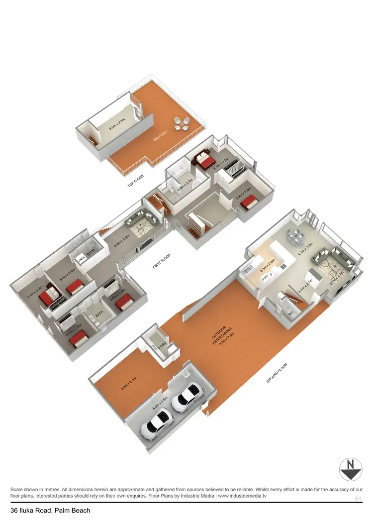 Floorplan of Homely house listing, 36 Iluka Road, Palm Beach NSW 2108