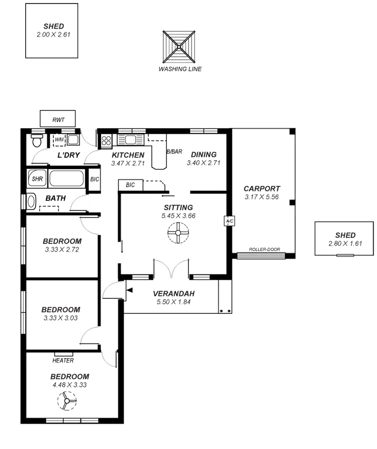 Floorplan of Homely house listing, 36 Edward Street, Magill SA 5072
