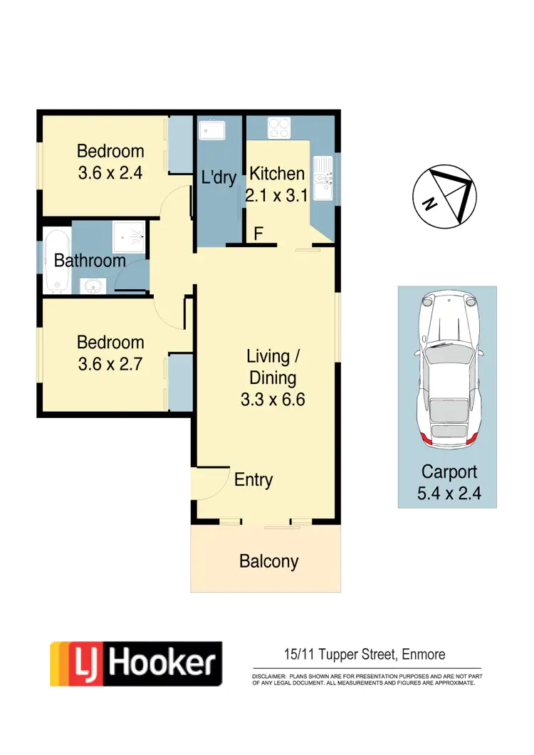 Floorplan of Homely apartment listing, 15/11 Tupper St, Enmore NSW 2042