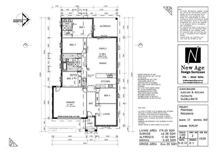 Floorplan of Homely land listing, 47 Courtneidge Street, Dunlop ACT 2615
