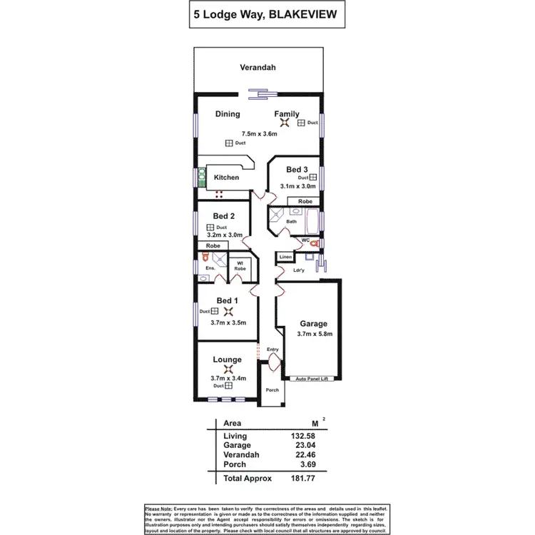 Floorplan of Homely house listing, 5 Lodge Way, Blakeview SA 5114