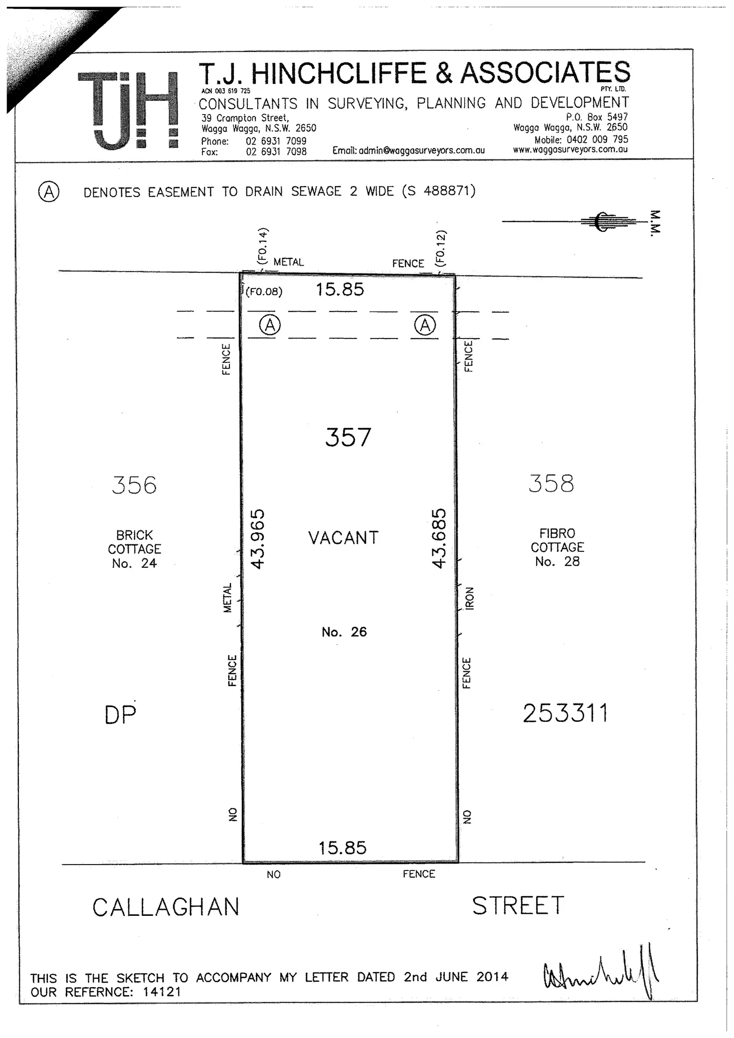 Floorplan of Homely land listing, 26 Callaghan Street, Ashmont NSW 2650