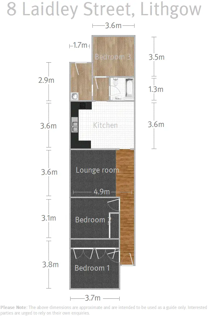 Floorplan of Homely house listing, 8 Laidley Street, Lithgow NSW 2790