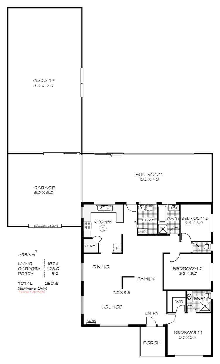 Floorplan of Homely house listing, 7 Beryl Court, Middleton SA 5213