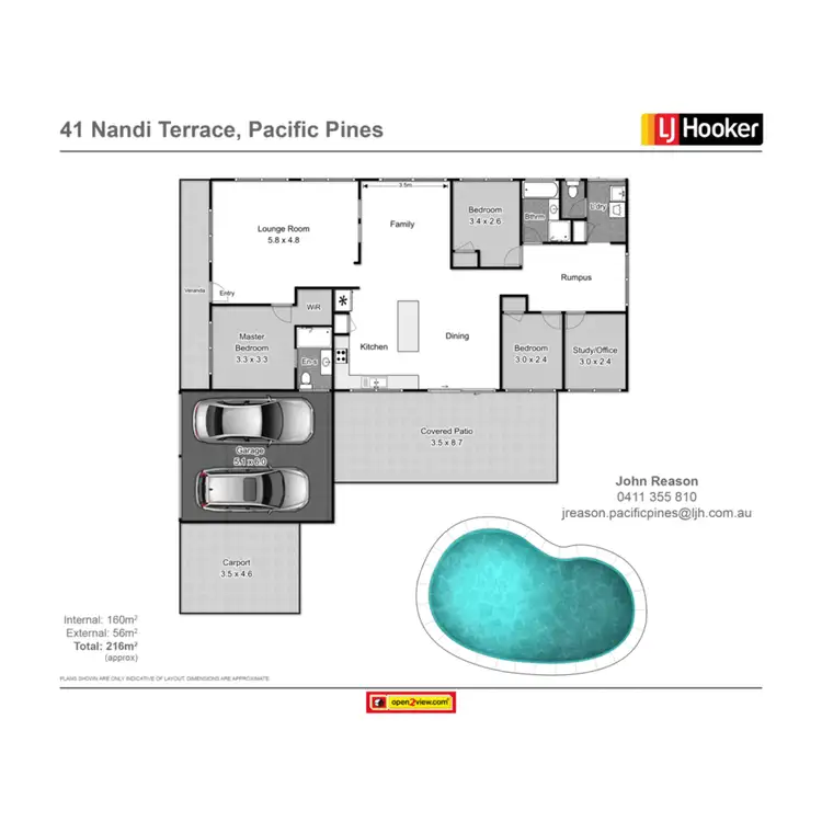 Floorplan of Homely house listing, 41 Nandi Terrace, Pacific Pines QLD 4211