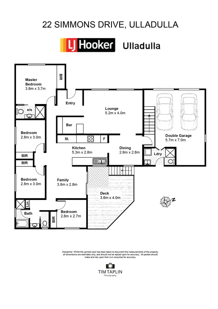 Floorplan of Homely house listing, 22 Simmons Drive, Ulladulla NSW 2539