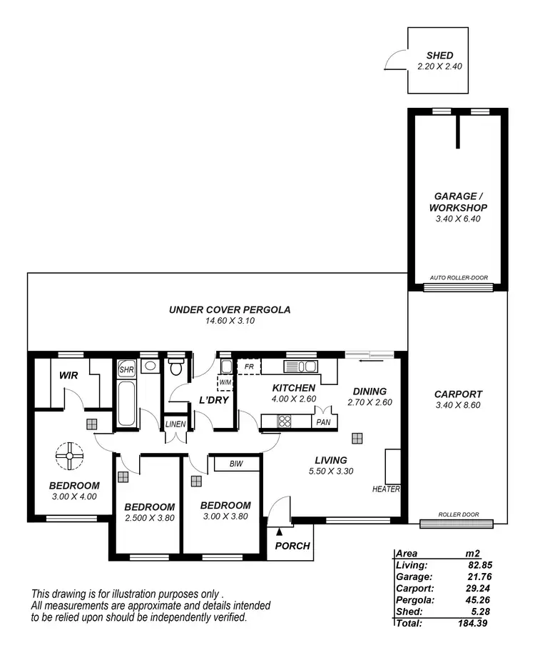 Floorplan of Homely house listing, 9 Orana Street, Brahma Lodge SA 5109