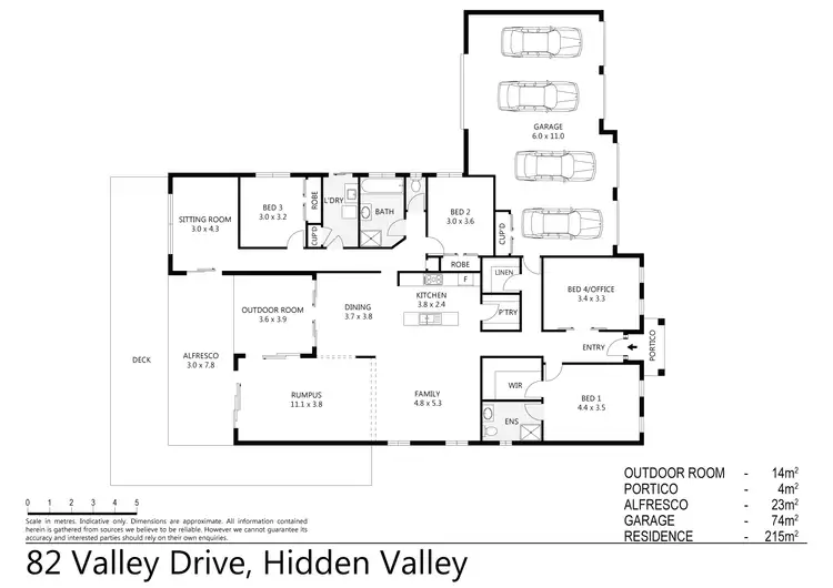 Floorplan of Homely house listing, 82 Valley Drive, Hidden Valley VIC 3756